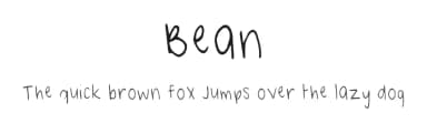 Bean by Nico Bauer — Script Handwritten Font — thumbnail 1