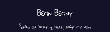 Bean Beany by N Fonts — Script Handwritten Font — thumbnail 2