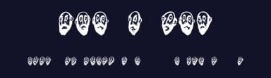 Beard Man by Vladimir Nikolic — Dingbats Font — thumbnail 2