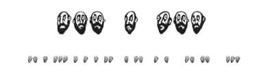 Beard Man by Vladimir Nikolic — Dingbats Font — thumbnail 1