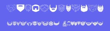 Beard by Woodcutter — Dingbats Font — thumbnail 3