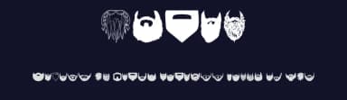 Beard by Woodcutter — Dingbats Font — thumbnail 2