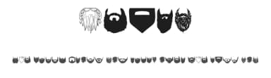 Beard by Woodcutter — Dingbats Font — thumbnail 1