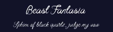 Beast Fantasia by Bories Bechker — Script Handwritten Font — thumbnail 2