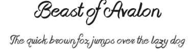 Beast of Avalon by JSH creates — Script Handwritten Font — thumbnail 1
