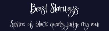 Beast Stairways by UI Creative — Script Handwritten Font — thumbnail 2