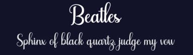 Beatles by Ronin Design — Script Handwritten Font — thumbnail 2