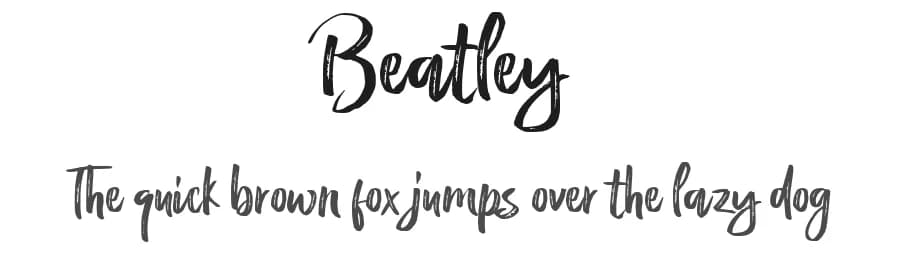 Beatley by Debut Studio — Script Handwritten Font