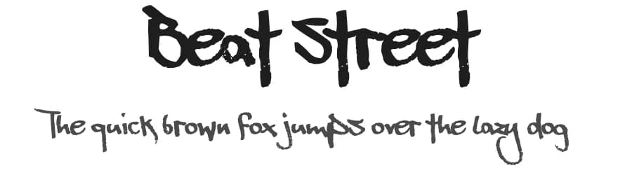 Beat Street by Charakter Typen — Script Handwritten Font