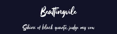 Beattingvile by Garisman Studio — Script Handwritten Font — thumbnail 2