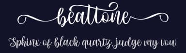 Beattone by Madatype Studio — Script Handwritten Font — thumbnail 2