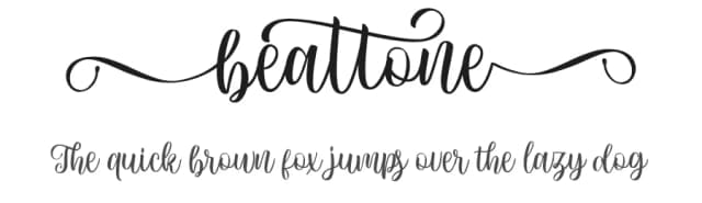 Beattone by Madatype Studio — Script Handwritten Font
