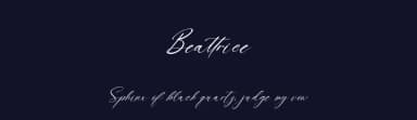 Beattrice by Kong Font — Script Handwritten Font — thumbnail 2