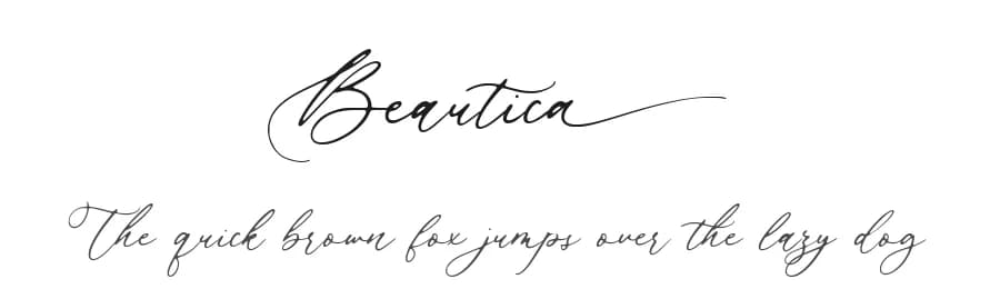 Beautica by Balpirick Studio — Script Handwritten Font