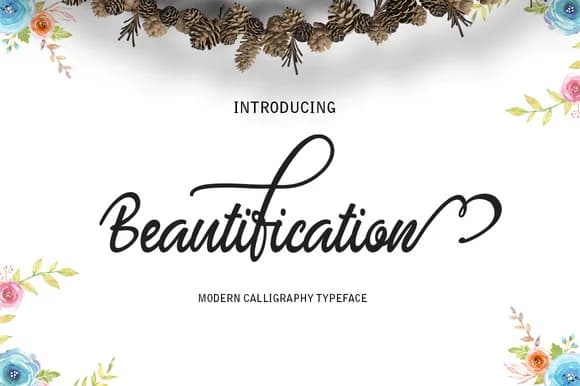 Beautification Font by Alqawoms — Script Handwritten Font — preview 1