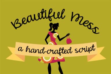 Beautiful Mess Font by Illustration Ink — Script Handwritten Font — thumbnail 1