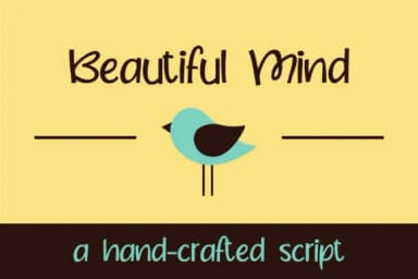 Beautiful Mind Font by Illustration Ink — Script Handwritten Font — thumbnail 1