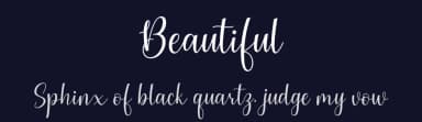 Beautiful by Cut Story — Script Handwritten Font — thumbnail 2