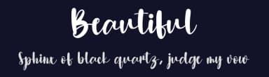 Beautiful by Scratchones — Script Handwritten Font — thumbnail 2