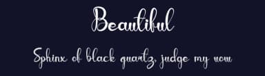 Beautiful by Design Vector10 — Script Handwritten Font — thumbnail 2