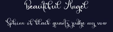 Beautiful Angel by Luluk Surotul — Script Handwritten Font — thumbnail 2