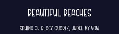 Beautiful Beaches by Andi Moz — Script Handwritten Font — thumbnail 2