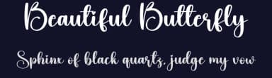 Beautiful Butterfly by Scratchones — Script Handwritten Font — thumbnail 2