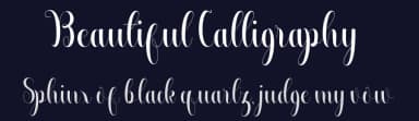Beautiful Calligraphy by Deniz86 — Script Handwritten Font — thumbnail 2