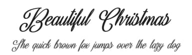 Beautiful Christmas by Misti's Fonts — Script Handwritten Font — thumbnail 1