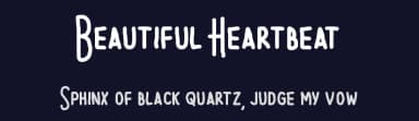 Beautiful Heartbeat by Chequered Ink — Script Handwritten Font — thumbnail 2