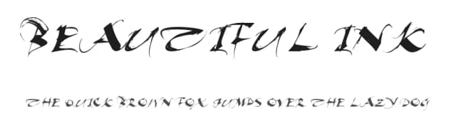 Beautiful Ink by Dixie's Delights — Script Handwritten Font
