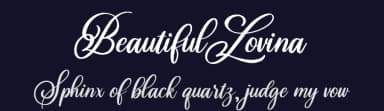 Beautiful Lovina by Alit Design — Script Handwritten Font — thumbnail 2