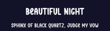 Beautiful Night by Scratchones — Script Handwritten Font — thumbnail 2