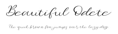 Beautiful Odete by Paily Studio — Script Handwritten Font — thumbnail 1