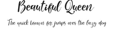 Beautiful Queen by Dedi Mujiono — Script Handwritten Font — thumbnail 1
