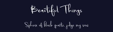 Beautiful Things by Brittney Murphy Design — Script Handwritten Font — thumbnail 2