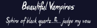 Beautiful Vampires by JSH creates — Script Handwritten Font — thumbnail 2