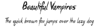 Beautiful Vampires by JSH creates — Script Handwritten Font — thumbnail 1