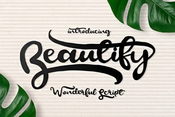 Beautify Script Font by yasirekinci — Script Handwritten Font