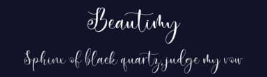 Beautimy by Almarkhatype — Script Handwritten Font — thumbnail 2