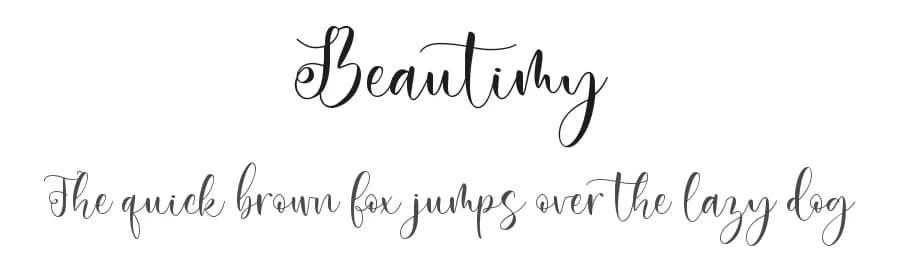 Beautimy by Almarkhatype — Script Handwritten Font