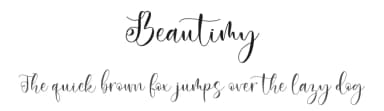Beautimy by Almarkhatype — Script Handwritten Font — thumbnail 1