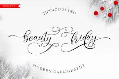 Beauty Friday Font by Juncreative — Script Handwritten Font — thumbnail 1