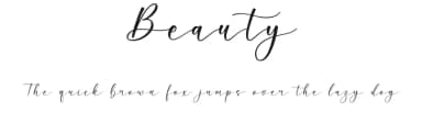 Beauty by Graphix Line Studio — Script Handwritten Font — thumbnail 1