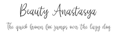 Beauty Anastasya by Bluestype Studio — Script Handwritten Font — thumbnail 1