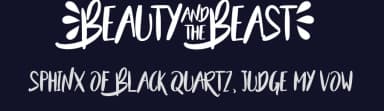 Beauty and the Beast by Francis Studio / Pendesal Studio — Script Handwritten Font — thumbnail 2