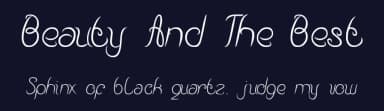 Beauty And The Best by weknow — Script Handwritten Font — thumbnail 2