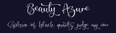 Beauty Azure by Eknoji Studio — Script Handwritten Font — thumbnail 2