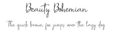 Beauty Bohemian by UI Creative — Script Handwritten Font — thumbnail 1