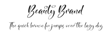 Beauty Brand by Perspectype Studio - Letterena.com — Script Handwritten Font — thumbnail 1